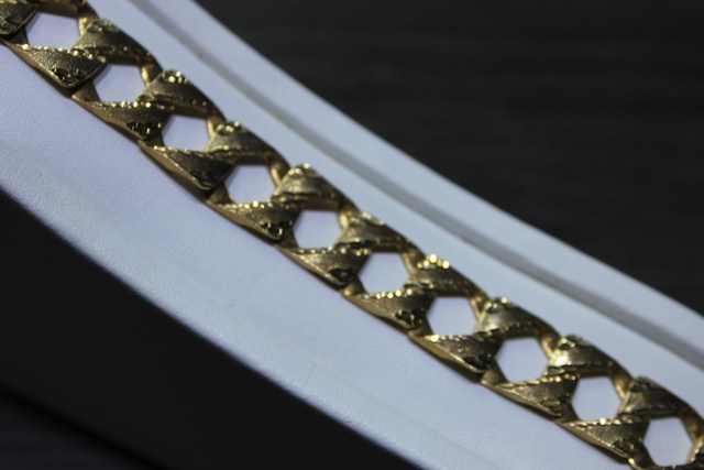 bracelet coupe diamant 05x17 Jaune - Image 2