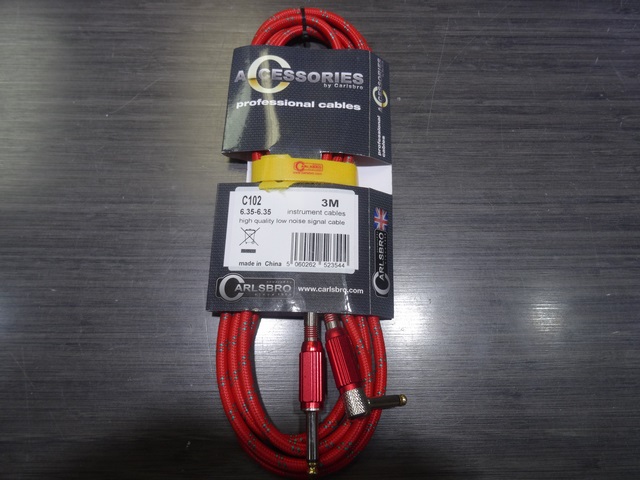 cable 10 pieds tresse accessories 1/4 a 1/4 90 degree c102