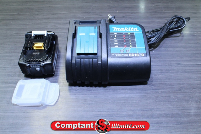 chargeur + batterie makita dc18sd / bl1830b