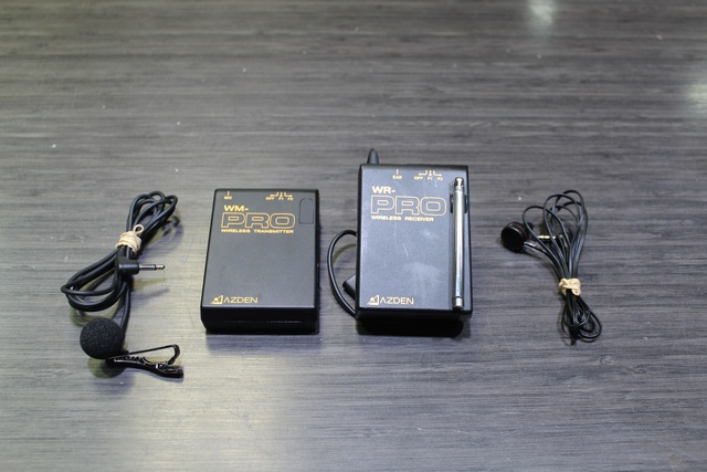 émetteur et transmetteur audio azden wm-pro