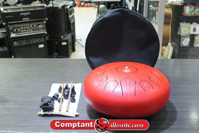 hand drum 13 note (rouge) ecko ECK TD12/13 note red