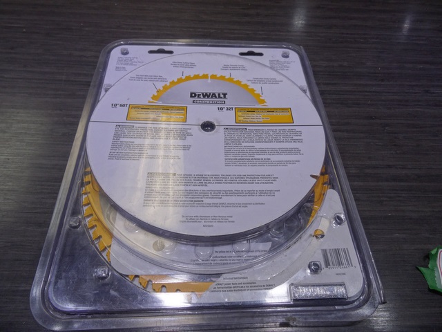 kit de 3 lames 10po pour banc de scie Dewalt china - Image 2