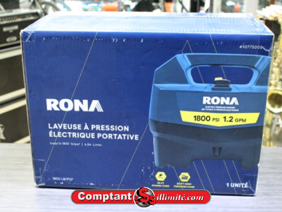 laveuse a pression neuve + facture rona cy1800-e