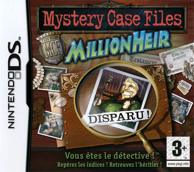 mystery case files millionheir (pas de pochette) nintendo ds