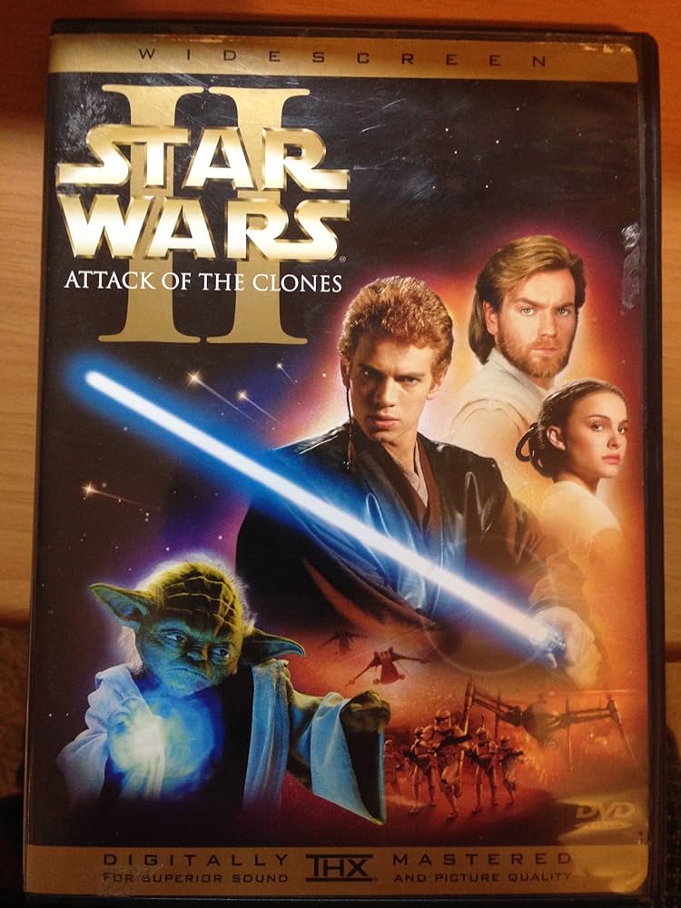 star wars attack of the clones dvd
