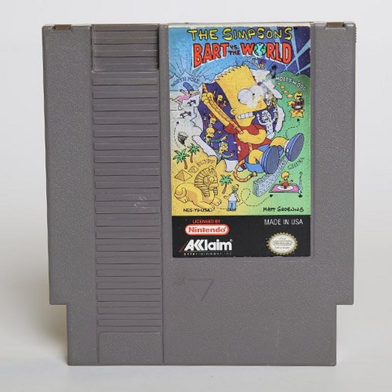 the simpsons bart vs the world nintendo nes