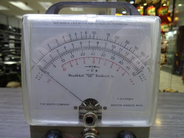 volmetre vintage heatkit v-6 - Image 2